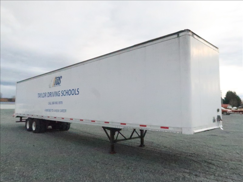 2001 DORSEY T/A VAN TRAILER MARYSVILLE HEAVY EQUIPMENT, CONTRACTORS