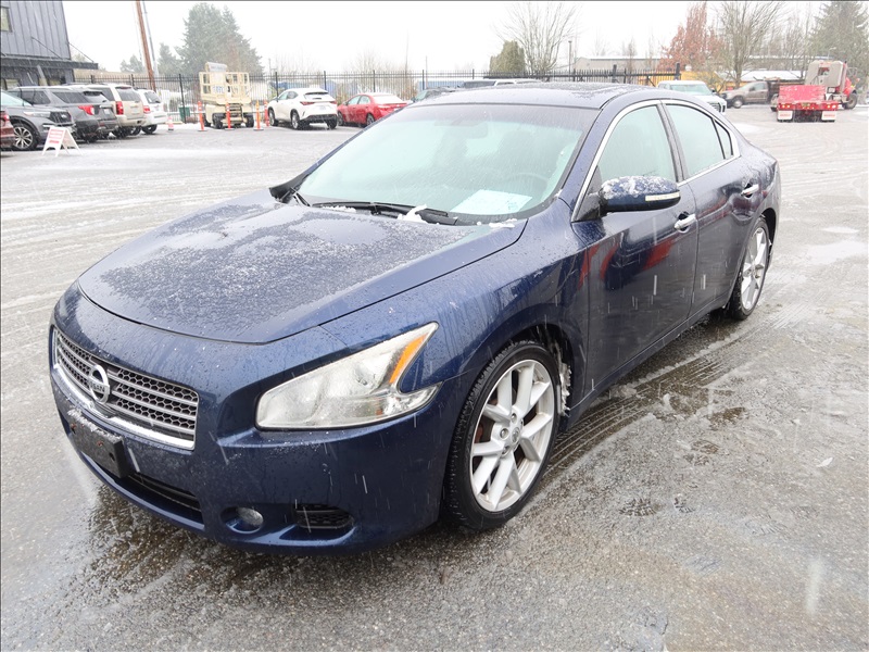 2009 NISSAN MAXIMA 4DR SEDAN | MARYSVILLE HEAVY EQUIPMENT, CONTRACTORS