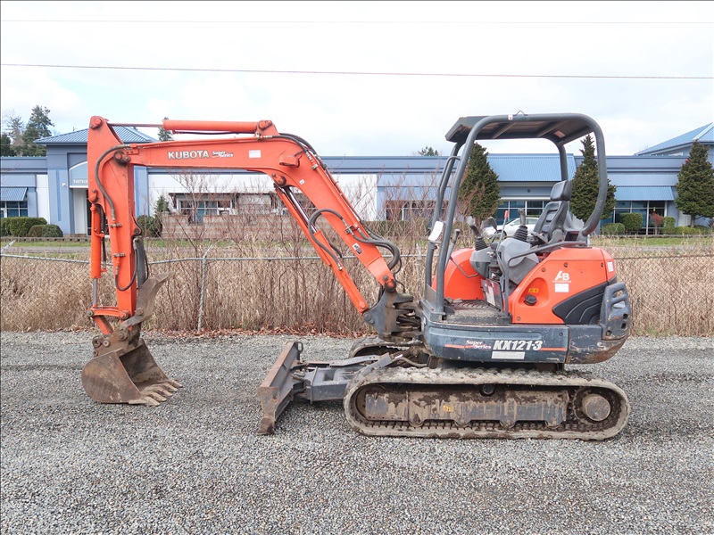 2006 KUBOTA KX1213SS HYDRAULIC EXCAVATOR KENMORE HEAVY EQUIPMENT