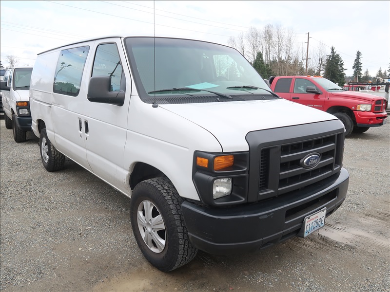 2008 FORD E250 CARGO VAN KENMORE HEAVY EQUIPMENT, CONTRACTORS