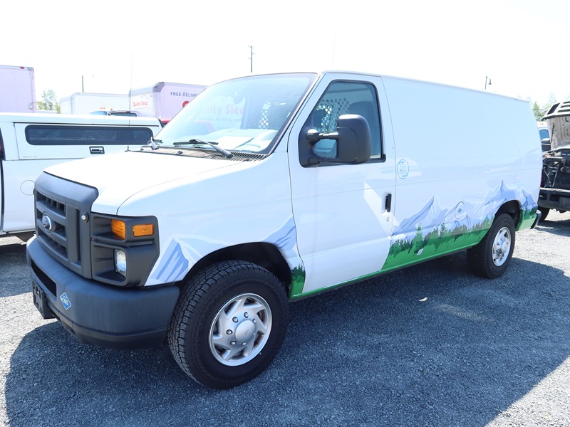 2013 FORD E250 CARGO VAN CNG MARYSVILLE HEAVY EQUIPMENT, CONTRACTORS