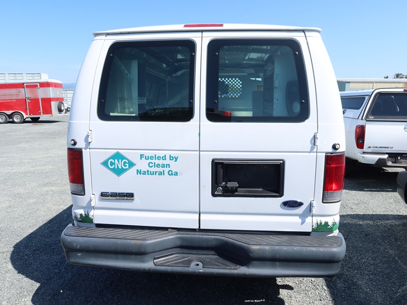2013 FORD E250 CARGO VAN CNG MARYSVILLE HEAVY EQUIPMENT, CONTRACTORS