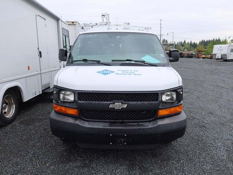 2013 CHEV 2500 CARGO VAN CNG MARYSVILLE HEAVY EQUIPMENT, CONTRACTORS