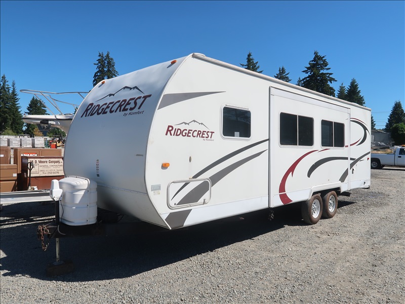 2008 KOMFORT RIDGECREST TRAVEL TRAILER KENMORE HEAVY EQUIPMENT, CONTRACTORS EQUIPMENT