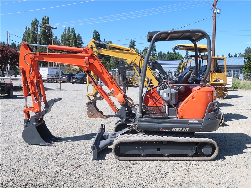 2018 KUBOTA KX713S HYDRAULIC EXCAVATOR KENMORE HEAVY EQUIPMENT, CONTRACTORS EQUIPMENT