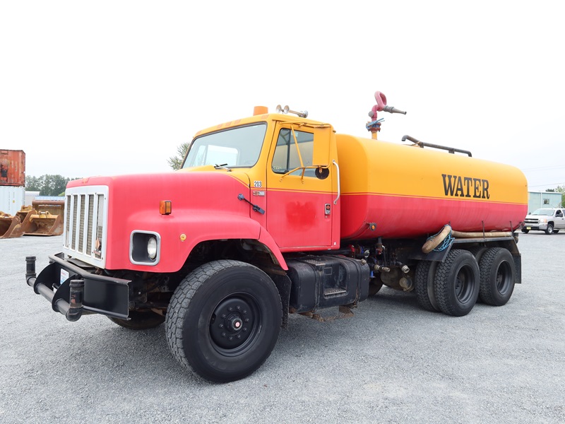 1987 INTERNATIONAL 2600 T/A WATER TRUCK MARYSVILLE HEAVY EQUIPMENT