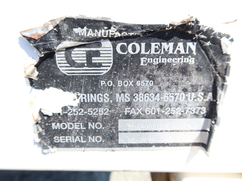 COLEMAN ENGINEERING TRAILER MOUNTED GEN SET MARYSVILLE HEAVY