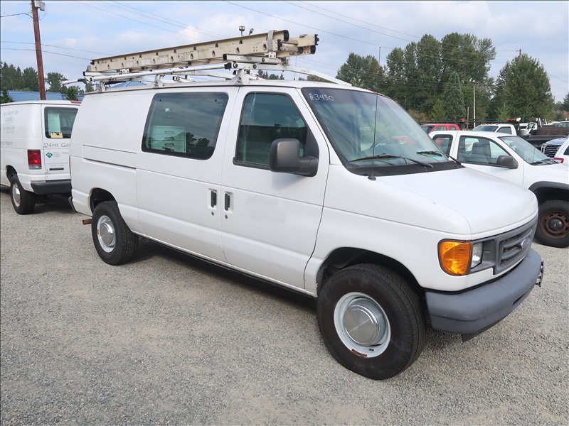 2006 FORD E250 CARGO VAN KENMORE HEAVY EQUIPMENT, CONTRACTORS