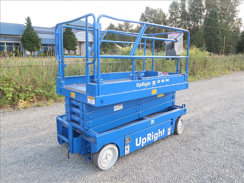 UPRIGHT X26N SCISSOR LIFT KENMORE HEAVY EQUIPMENT, CONTRACTORS