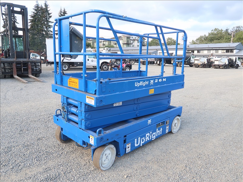 UPRIGHT X26N SCISSOR LIFT KENMORE HEAVY EQUIPMENT, CONTRACTORS