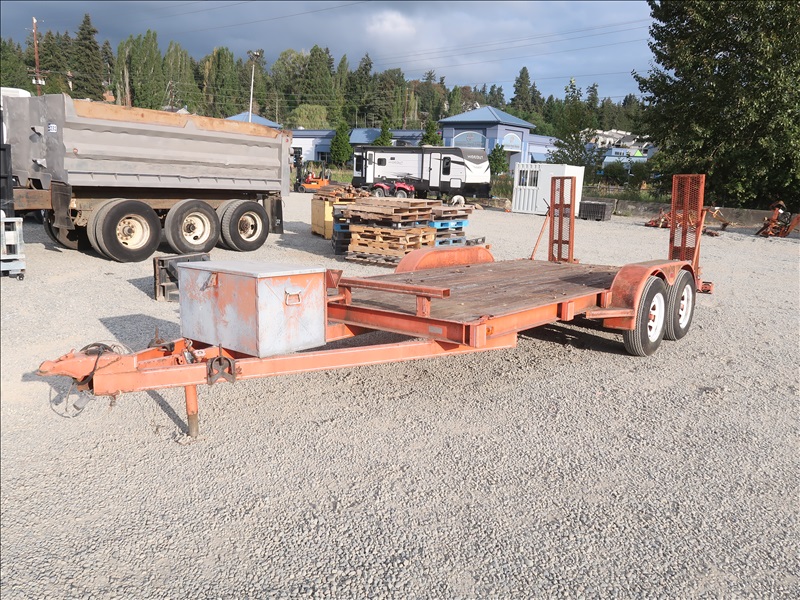 T/A CAR TRAILER KENMORE HEAVY EQUIPMENT, CONTRACTORS EQUIPMENT