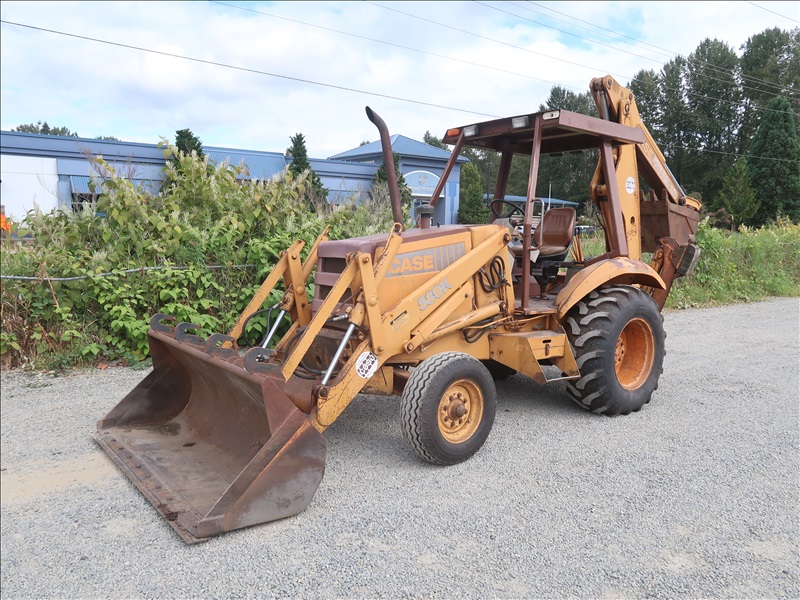 1988 CASE 580K LOADER BACKHOE 2WD KENMORE HEAVY EQUIPMENT