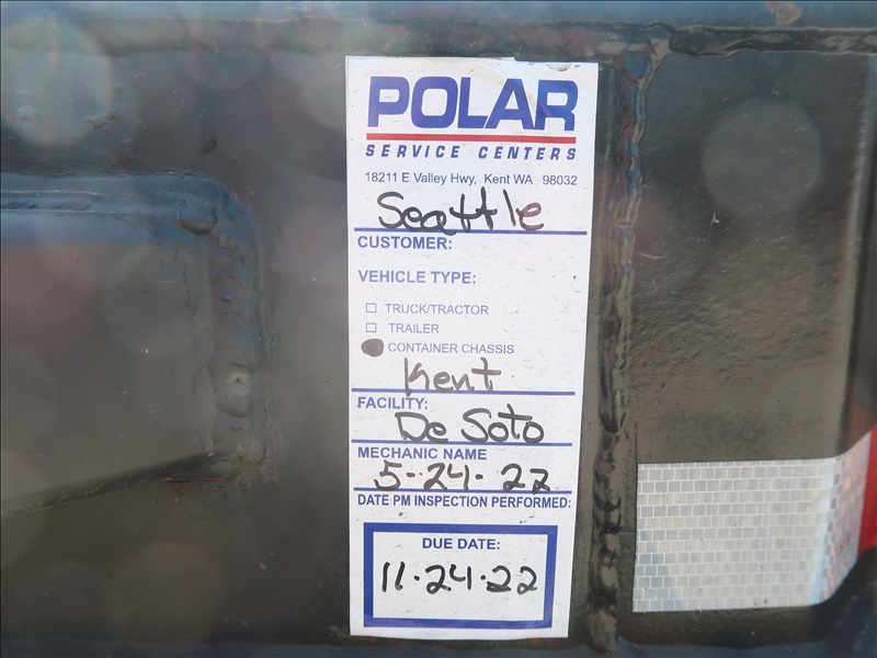 2010 BUSBY B11CF5326 QUAD/A CHASSIS TRAILER KENMORE HEAVY EQUIPMENT