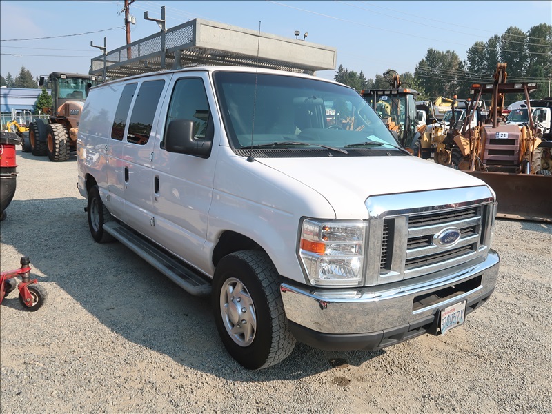 2012 FORD E250 CARGO VAN KENMORE HEAVY EQUIPMENT, CONTRACTORS