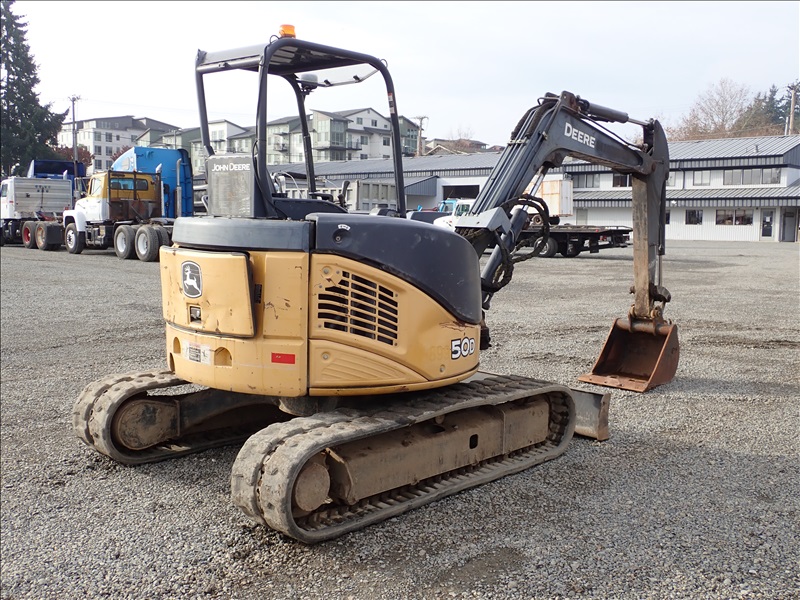 2007 JOHN DEERE 50D KENMORE HEAVY EQUIPMENT, CONTRACTORS EQUIPMENT