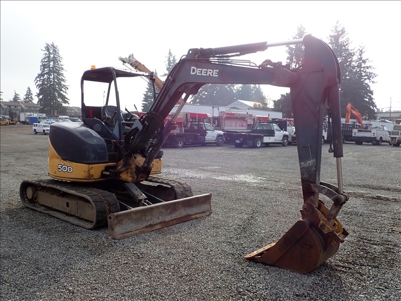2007 JOHN DEERE 50D KENMORE HEAVY EQUIPMENT, CONTRACTORS EQUIPMENT
