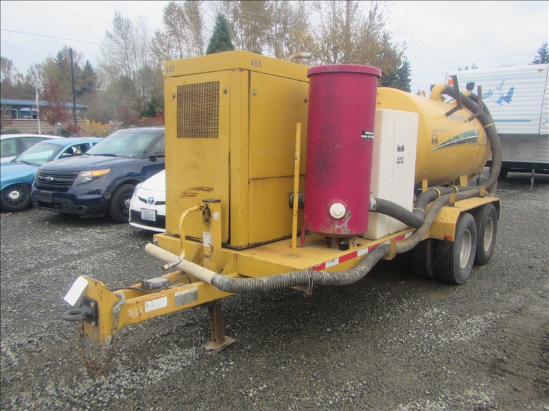 2008 VACTRON VT19 VACUUM TRAILER KENMORE HEAVY EQUIPMENT, CONTRACTORS EQUIPMENT & VEHICLES