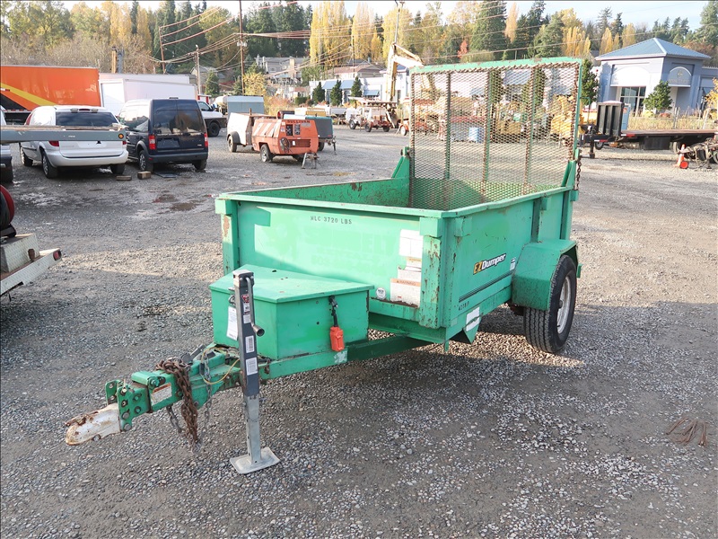 2005 EZ DUMPER S/A HYDRAULIC DUMP TRAILER KENMORE HEAVY EQUIPMENT
