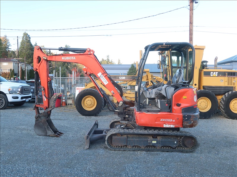 2017 KUBOTA KX0334 MINI HYDRAULIC EXCAVATOR *NEW DATE* KENMORE HEAVY