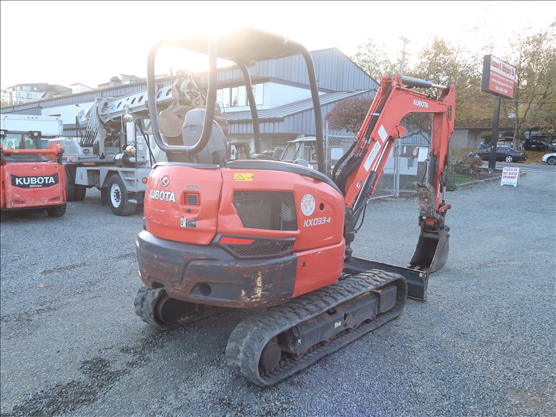 2017 KUBOTA KX0334 MINI HYDRAULIC EXCAVATOR *NEW DATE* KENMORE HEAVY