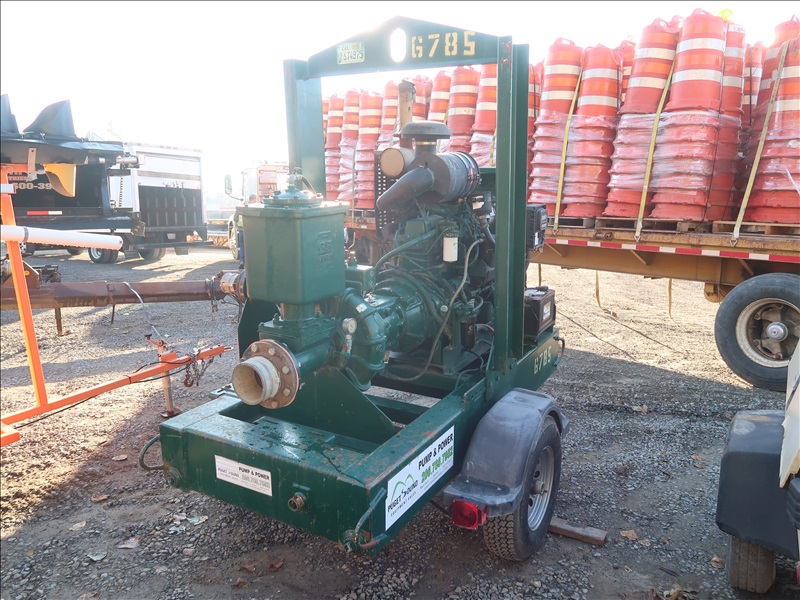 GORMANRUPP PA3A604045T TRAILER MOUNTED TRASH PUMP *NEW DATE