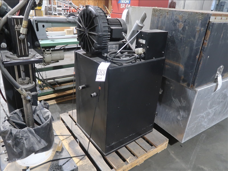 WELD FUME EXTRACTOR W/FUJI ELECTRIC RING COMPRESSOR, 460V, 3 PHASE