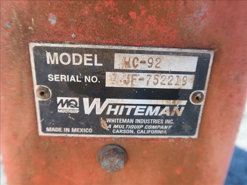 MQ WHITMAN CONCRETE MIXER MARYSVILLE HEAVY EQUIPMENT, CONTRACTORS