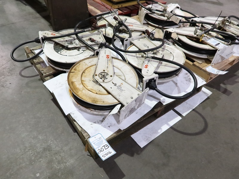 LOT, (4) SAMSON REEL MASTER HYDRAULIC HOSE REELS MARYSVILLE TOOLS