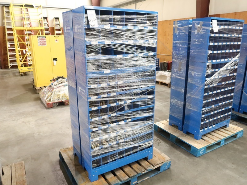 LOT, ASSORTED FITTINGS W/(2) TOOL STORAGE ON THIS PALLET