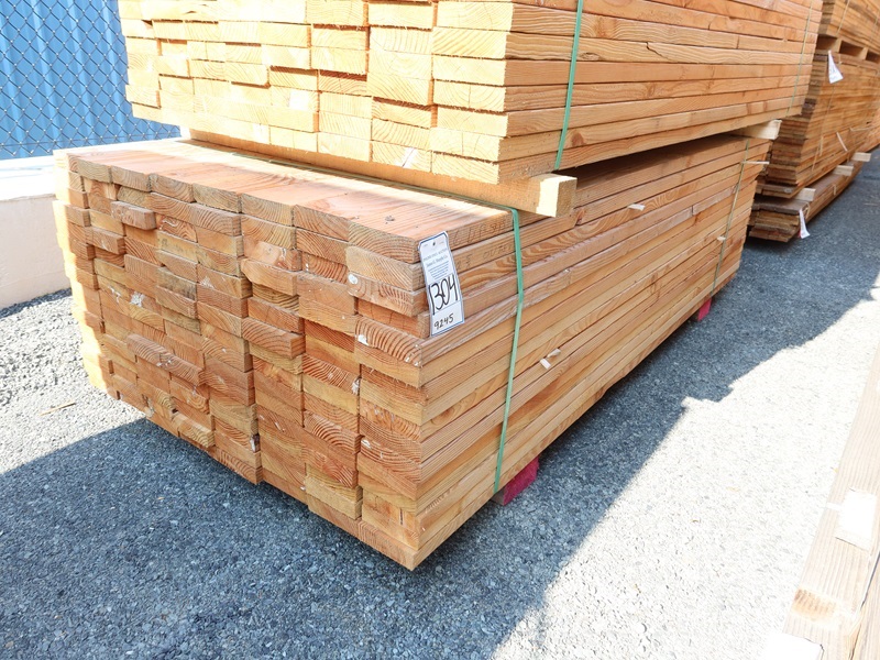 LOT, 2" X 6" FIR LUMBER AT APPROX 7'8" LENGTHS (NO REMOVAL UNTIL THURSDAY, JUNE 22ND