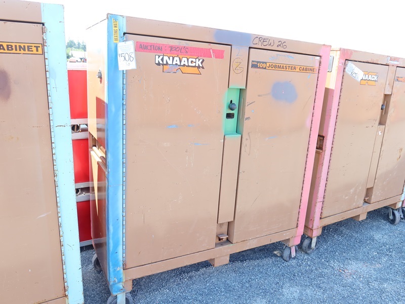 KNAACK MODEL 109 MARYSVILLE TOOLS & EQUIPMENT ONLINE AUCTION