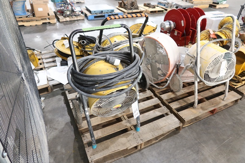 LOT, (2) FOSTORIA INDUSTRIES FES10241CA 10 KW PORTABLE ELECTRIC