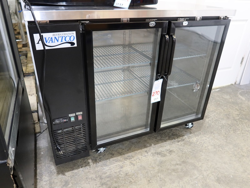 AVANTCO 178UBB48GHC BREWERY EQUIPMENT, BUILDING INVENTORY, TOOLS