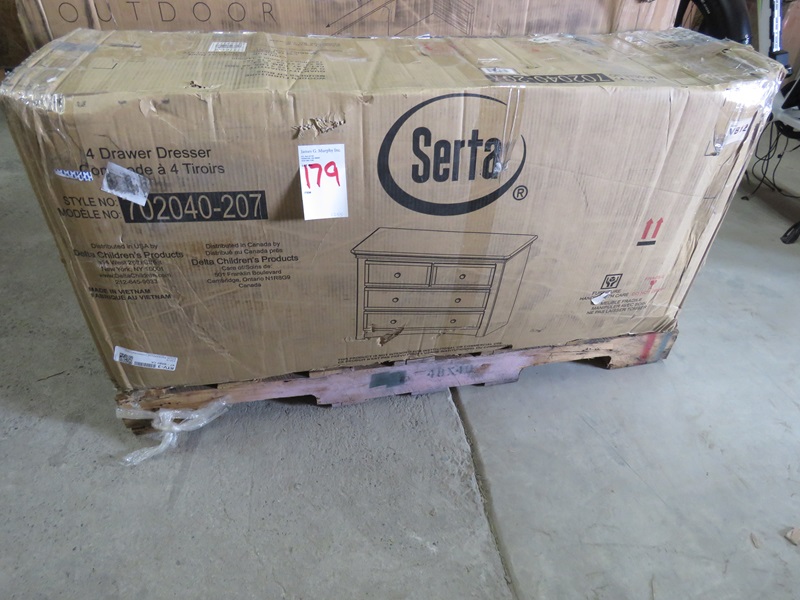 SERTA 702040207 UNUSED MERCHANDISE FROM A MAJOR RETAILER AND