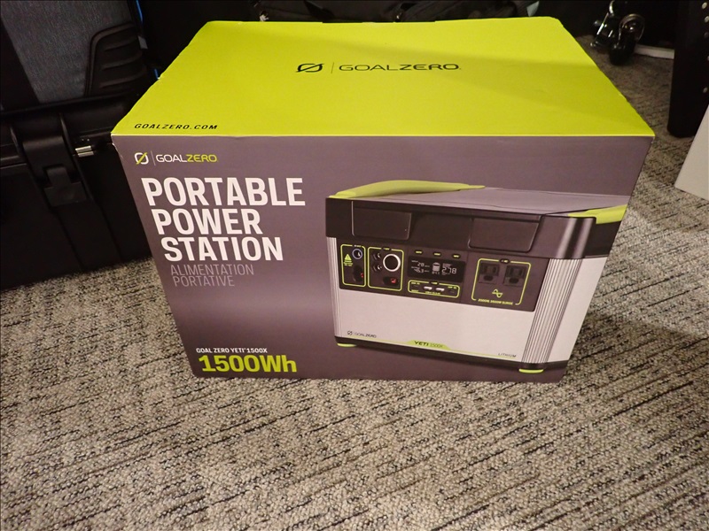 GOAL ZERO YETI 1500X BRINK COMMUNICATIONS ONLINE AUCTION James G