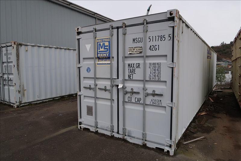 81/2'H X 8'W X 40'L CARGO CONTAINERS W/BARN DOORS & FORK POCKETS