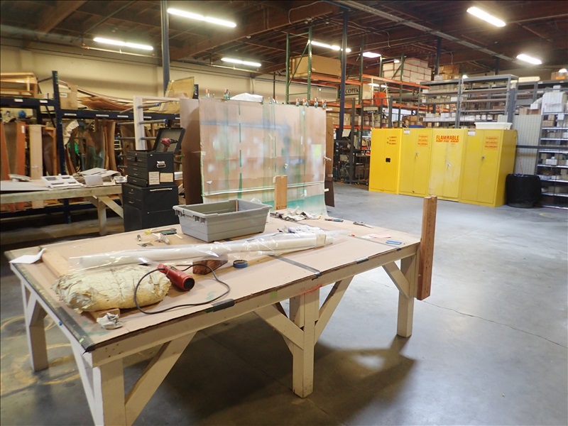 CLEANING SUPPLIES, FLAMMABLE SHELVING, CARTS & MISC. COMMERCIAL AIRCRAFT INTERIORS