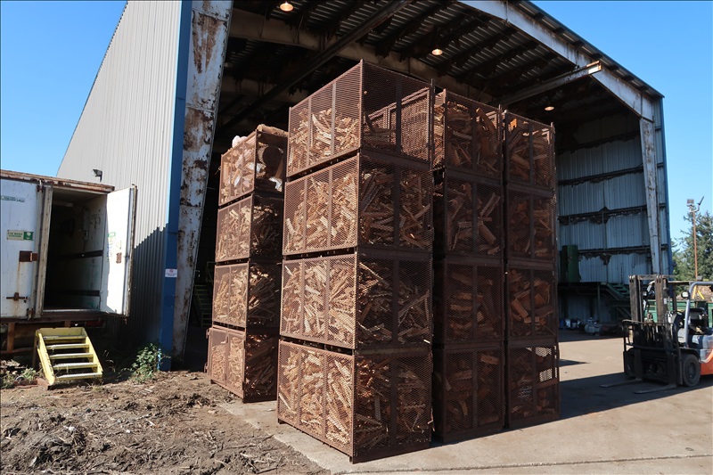 APPROX.(165) 1/2 CORD FIREWOOD DRYING KILN BASKETS APPROX. 63"H X 40"W