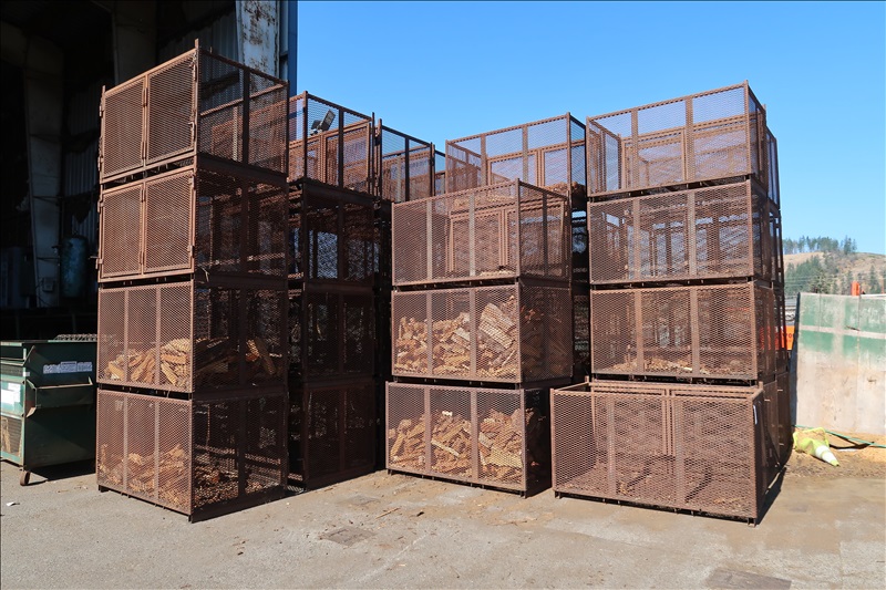 APPROX.(165) 1/2 CORD FIREWOOD DRYING KILN BASKETS APPROX. 63"H X 40"W