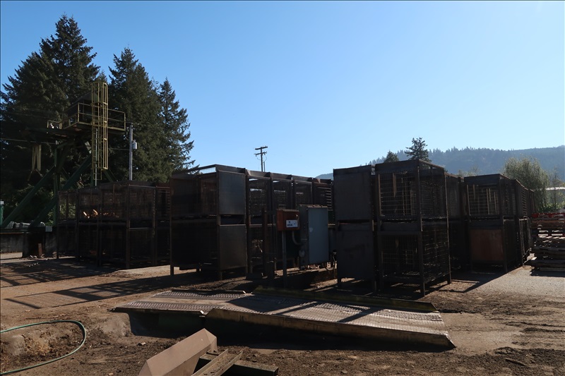 APPROX.(165) 1/2 CORD FIREWOOD DRYING KILN BASKETS APPROX. 63"H X 40"W