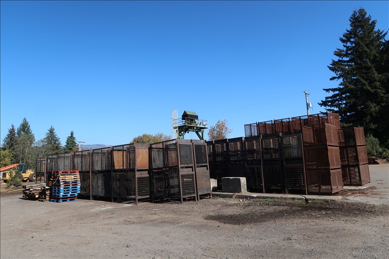 APPROX.(165) 1/2 CORD FIREWOOD DRYING KILN BASKETS APPROX. 63"H X 40"W