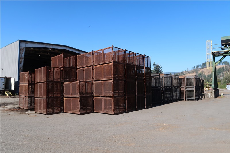 APPROX.(165) 1/2 CORD FIREWOOD DRYING KILN BASKETS APPROX. 63"H X 40"W