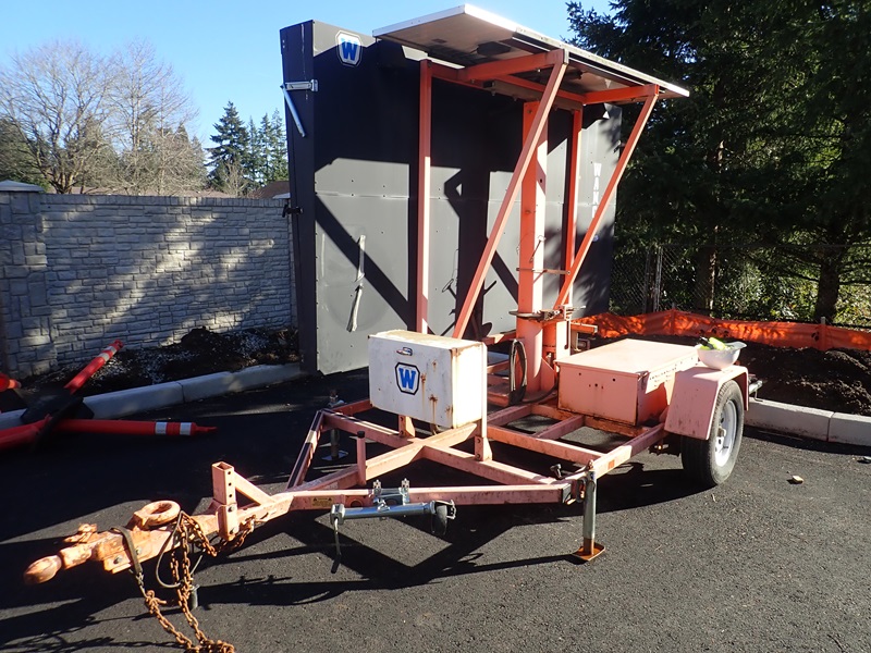 2007 WANCO WTMMB TRAILER MOUNTED MESSAGE BOARD COLUMBIA PACIFIC