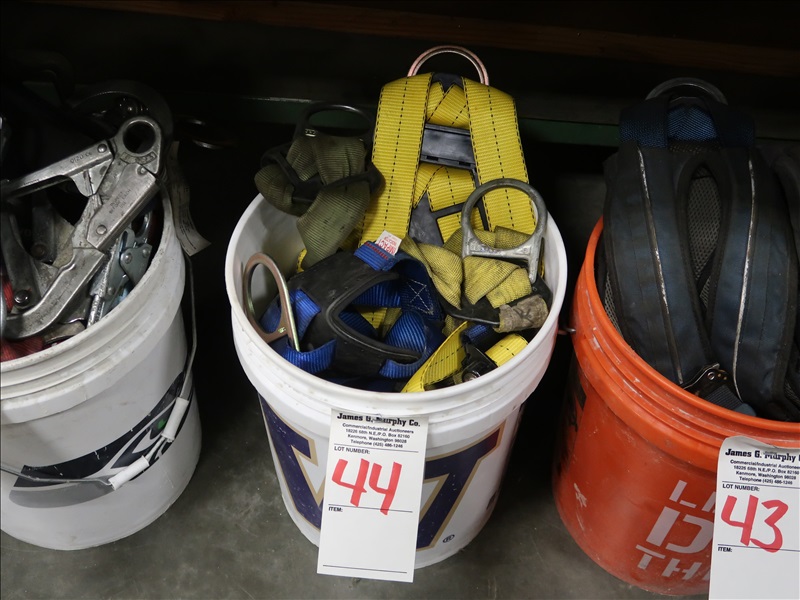 LOT, (4) SAFETY HARNESSES IN THIS BUCKET CRANE TECHNOLOGY, INC