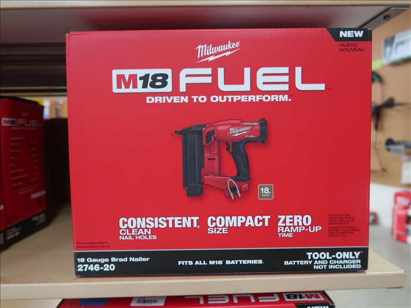 (2) MILWAUKEE M18 FUEL 18 GAUGE BRAD NAILERS DSC INDUSTRIAL SUPPLY