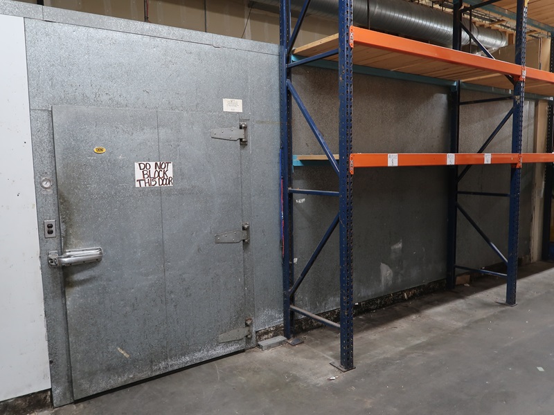 APPROX. 24'X12' WALKIN COOLER, (2)3FAN COOLERS, (2)KALT MAN DOORS FOOD MARKET AT KINGSTON