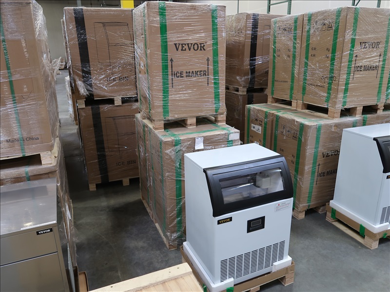 (4) VEVOR SKFE120F ICE MAKERS, DIGITAL DISPLAY GVS INVENTORY