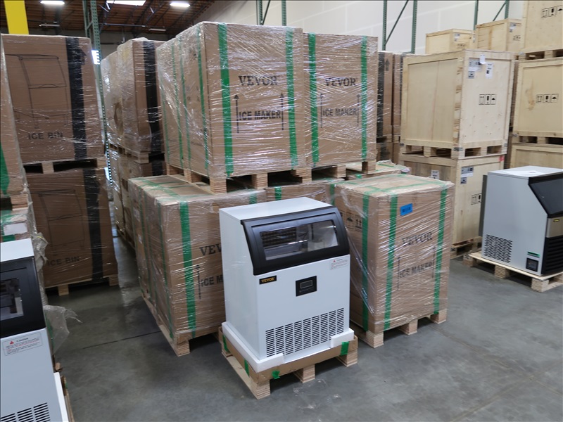 (7) VEVOR SKFE150F ICE MAKERS, DIGITAL DISPLAY GVS INVENTORY