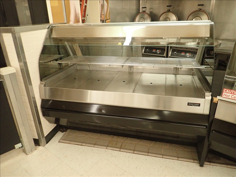 HENNY PENNY HMR125 70” 2TIER OPEN FRONT HOT FOOD DISPLAY CASE THE