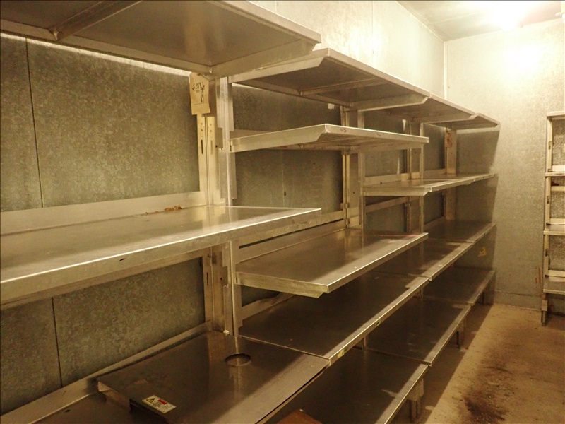 ALUMINUM SHELVING THE FORMER HAGGEN FOOD & PHARMACY LIVE AUCTION